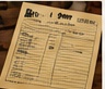 A community service form.