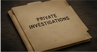 A folder labeled Private Investigations.