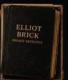 Elliot Brick's black detective notebook